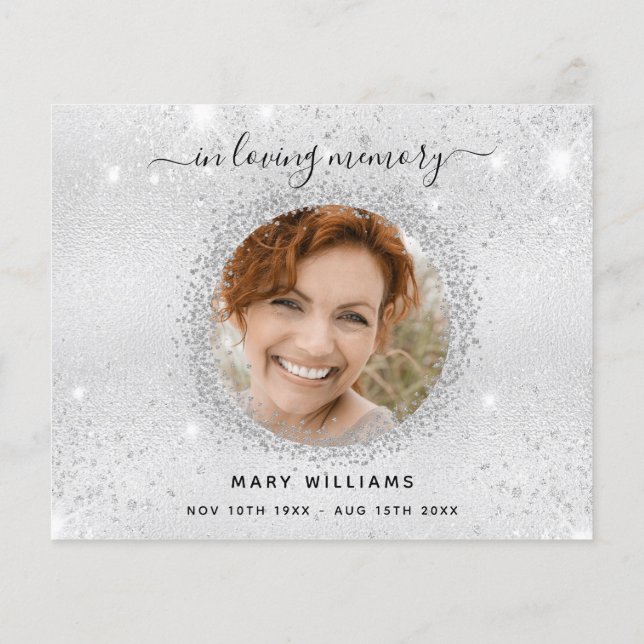 Compaixão orçamental prata brilha obrigado de foto (Verso)