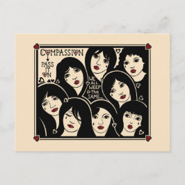 Compaixão Passe No Cartão Postal