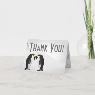 Companheiro de pinguins de Cartões de agradeciment