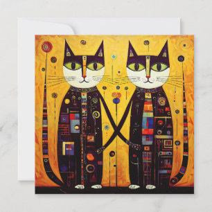 Companheiros de abstrato: Um conto de dois gatos