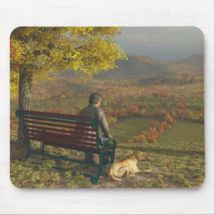 Companheiros Mousepad do outono