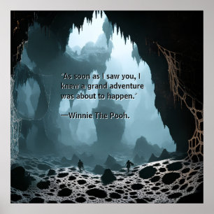 Companion Cave Fantasy Art Poster