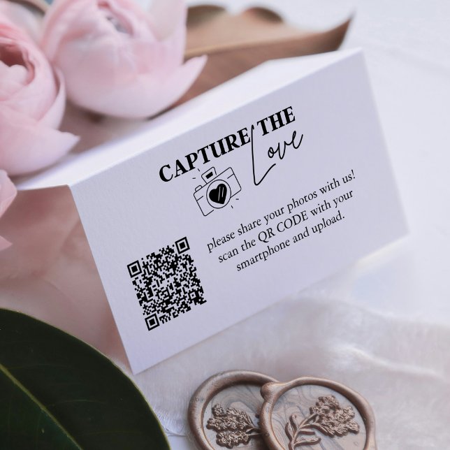Compartilhamento de Fotos Capture O Amor Código QR (Criador carregado)