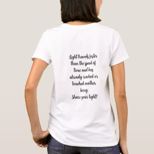 Compartilhe sua camiseta clara   **Adicionar Desig