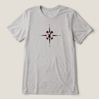 Compass rose with X marks the spot T-Shirt