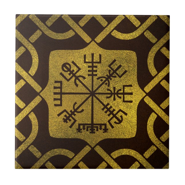 Compasso da navegação de Vegvisir - de Viking (Frente)