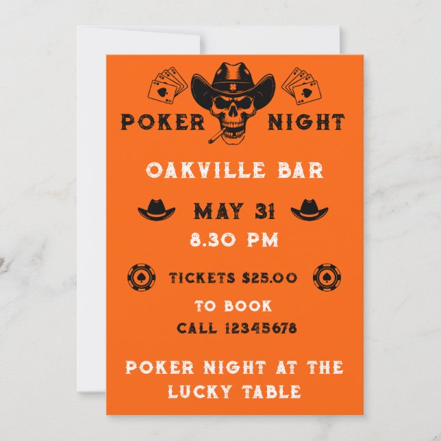 Competição Noturna Poker (Frente)