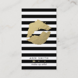 Compo o cartão de visita preto Dourado chique do