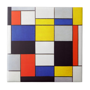 Composição A de Piet Mondrian - Digitalmente Avanç