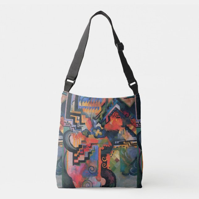 "Composição Colorida" bolsas de arte (Frente)