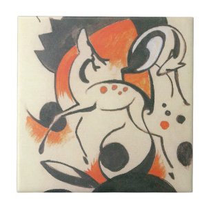 Composição com Dois Veados por Franz Marc