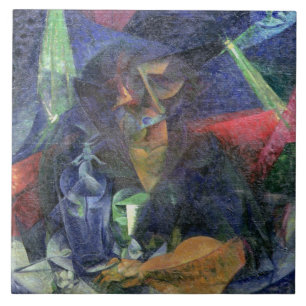 Composição com figura de uma mulher, 1912 (óleo
