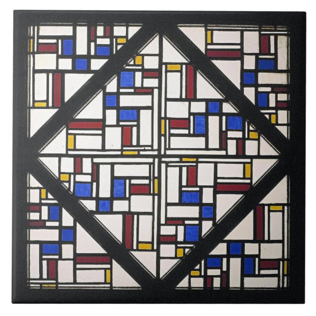 Composição com Janela com Vidro Colorido (Frente)