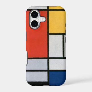 Composição de Mondrian Vermelho, Amarelo, Azul, Pr