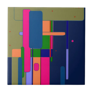 Composição de Obra de Arte Abstrata