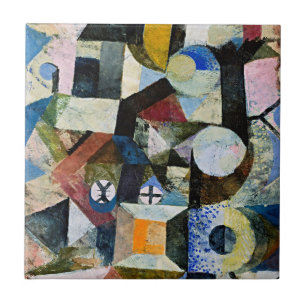 Composição de Paul Klee com a Lua Amarela