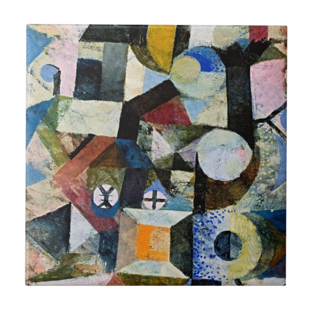 Composição de Paul Klee com a Lua Amarela (Frente)