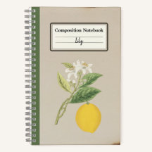 Composição Personalizada de Limão Desenhado à Mão