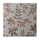 Composição Rítmica de Folhas Fanciosas em Pétalas<br><div class="desc">Elementos botânicos fluidos interconectados, com foco em videiras curvilíneas, folhagem simétrica e delicados aglomerados florais. / Padrão desenhado à mão e digitalmente acabado deixando deliberadamente imperfeições intocadas. / Você pode alterar o tamanho e a orientação do padrão ou transferir o padrão para outro produto. / Outros produtos com este padrão...</div>