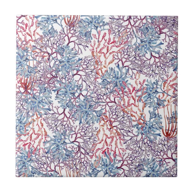 Composição Subaquática em Aquarela Série Design 5 (Frente)