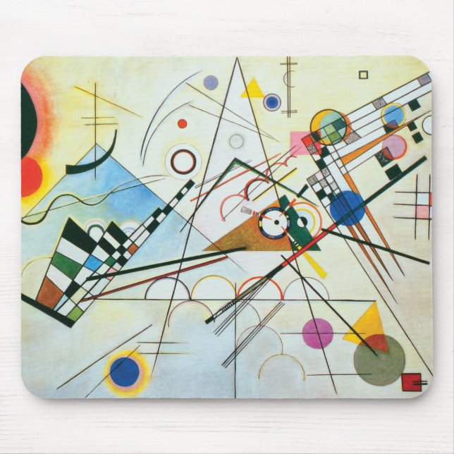 Composição VIII por Wassily Kandinsky Mouse Pad (Frente)