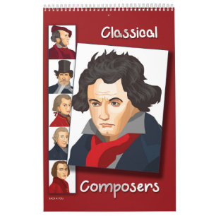 Compositor calendário no estilo cartoon
