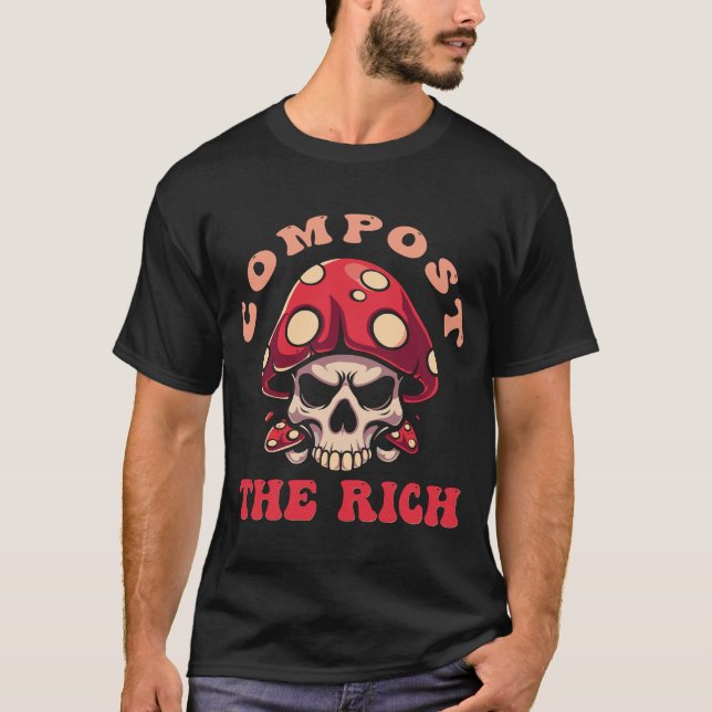 Composte os Ricos - Camiseta de Caveira de Cogumel (Frente)