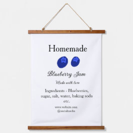 Compota de mirtilo caseira feita com amor adicione