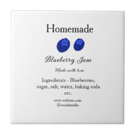 Compota de mirtilo caseira feita com amor adicione