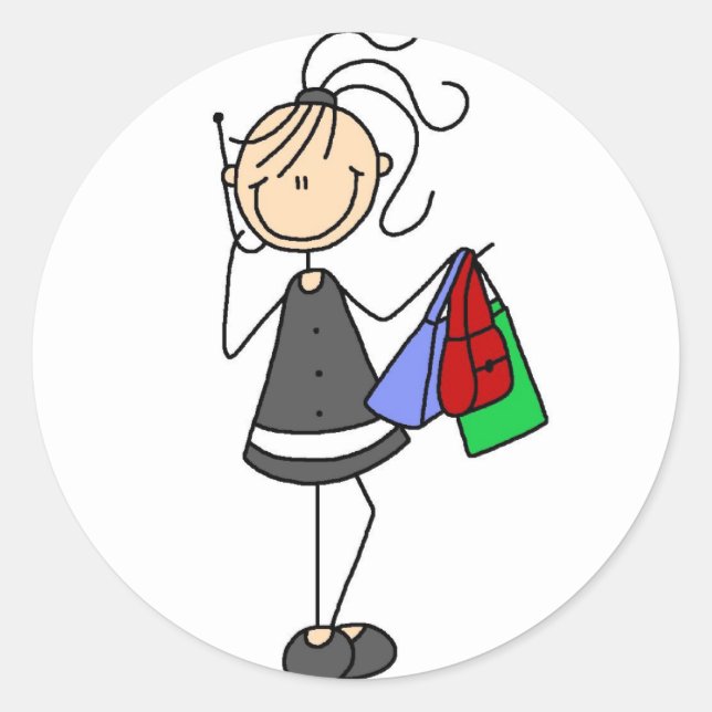 Comprando no adesivo do telefone celular (Frente)