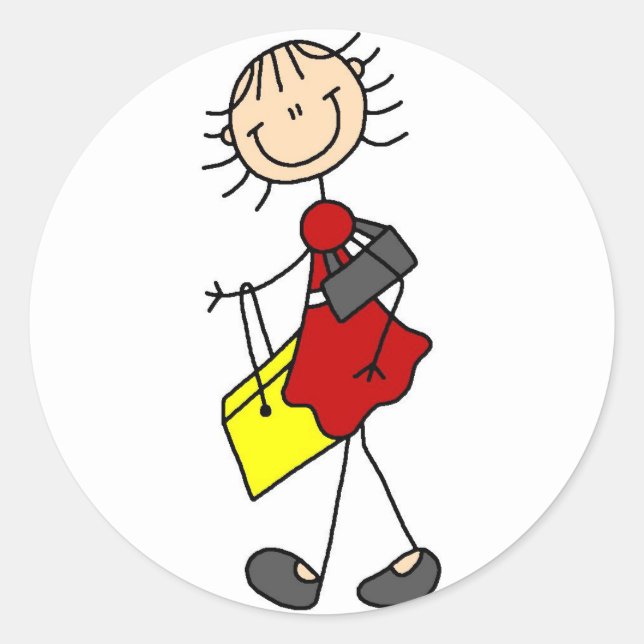 Comprando o adesivo Lady Sticker (Frente)