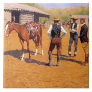 Comprando pôneis Polo no Velho Oeste Americano