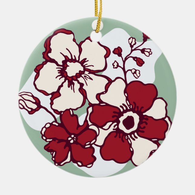 Comprar Agora para Ornamentos de Círculos Cerâmico (Frente)