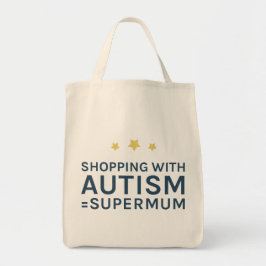 Comprar com o bolsa de Supermum do autismo