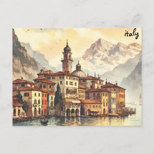 comprar mapa Itália envio postal de cartões postai