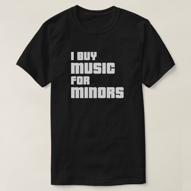 Comprar Música Para Camiseta Menores (Frente do Design)