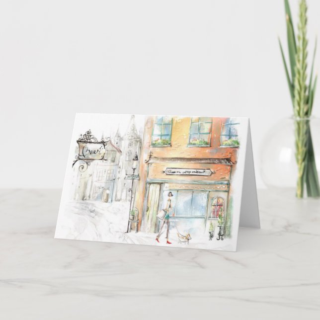 comprar no cartão de saudação paris (Frente)