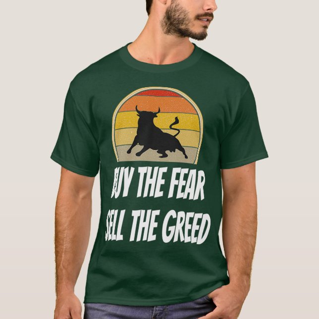 Comprar O Medo Vender A Camisa De Negociação Do Di (Frente)