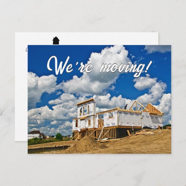 Comprar uma nova casa Movendo o anúncio (Frente/Verso)