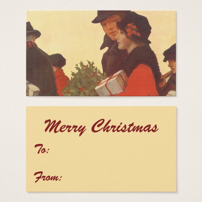 Compras de Natal Antigo, Amor e Romance (Frente & Verso)