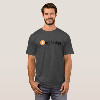 Compre a camisa do bitcoin dos mergulhos