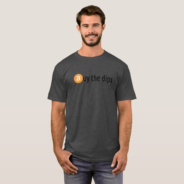Compre a camisa do bitcoin dos mergulhos (Frente Completa)