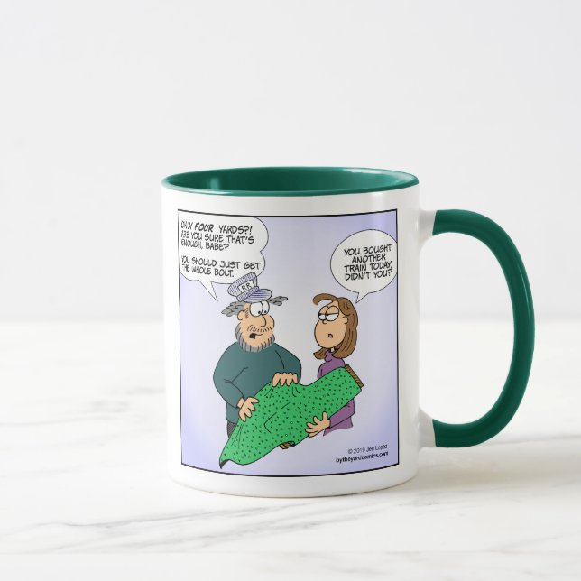Compre o trem - caneca para fãs do trilho (Direita)