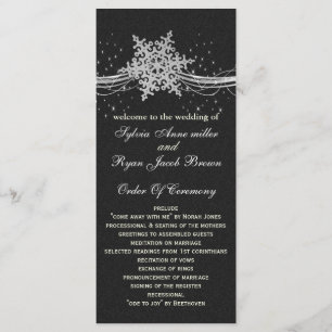 comprimento dos programas de casamento Black Silve