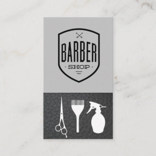 Compro Barber Couro  Cartão de visita de lâmina 