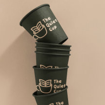 Compro de Café Moderno l Logotipo Profissional Ver