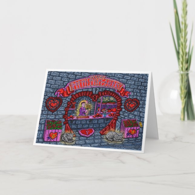 Compro de Namorados de Freya - Cartão de Saudação (Frente)