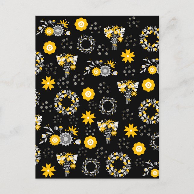 Compro Flor Grateful, Cartão Postal (Frente)