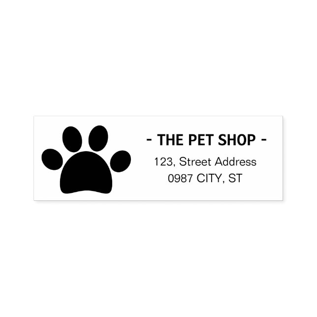 Compro Pet | Pet Business | Carimbo de borracha (Design)