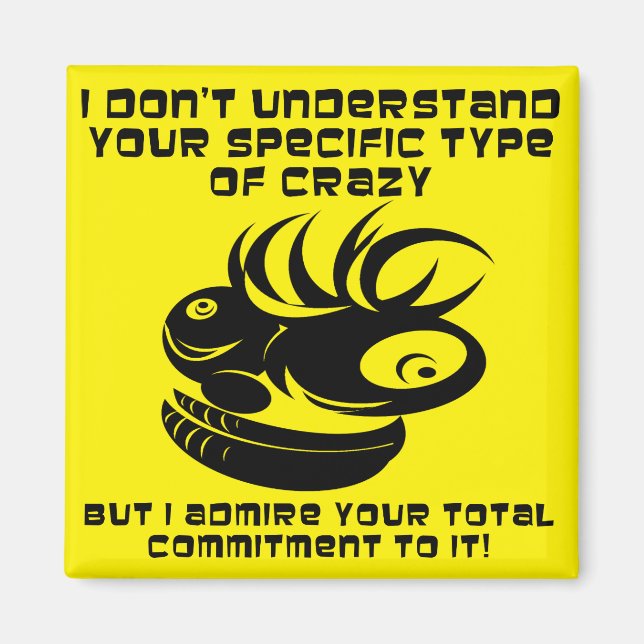 Compromisso com a Imã de geladeira maluca (Frente)